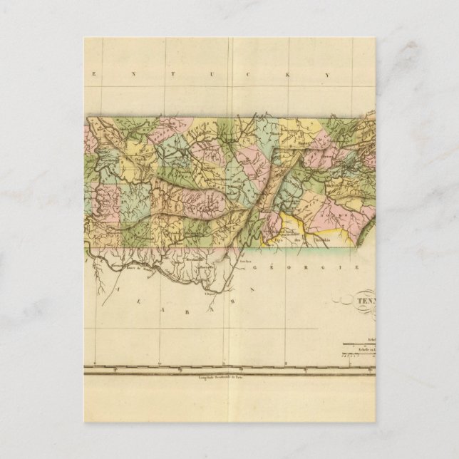 Tennessee US Postkarte (Vorderseite)