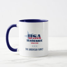Tennessee USA 1796 Blue Star Persönliche Umarmung