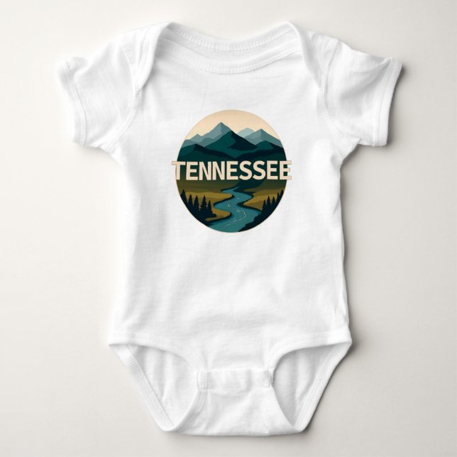 Tennessee USA Baby Strampler (Vorderseite)