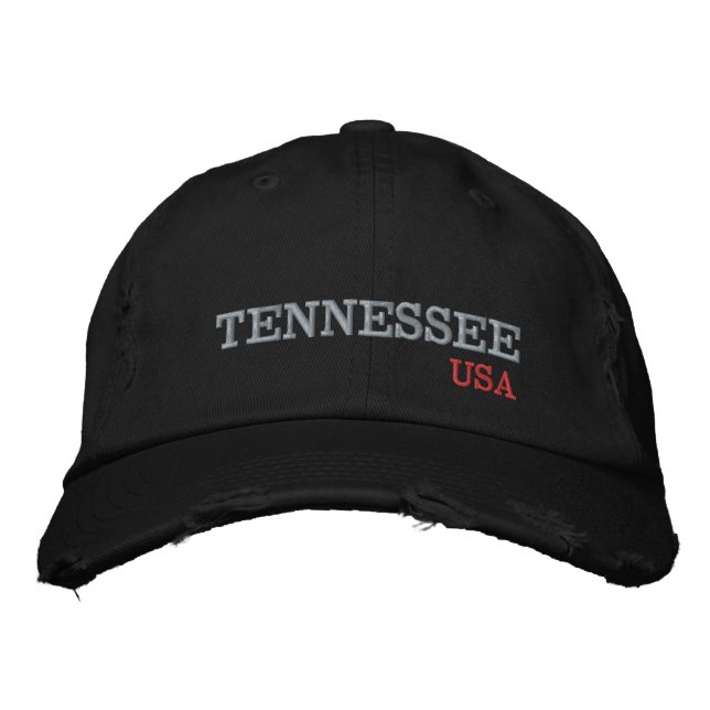Tennessee USA bestickter Hut (Vorderseite)