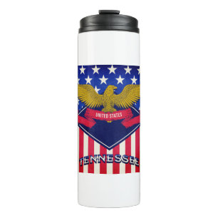 Tennessee USA-Flagge Thermosbecher
