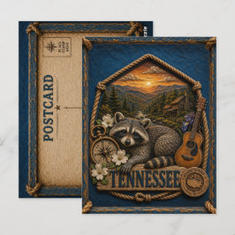 Tennessee Vintage Travel Postkarte