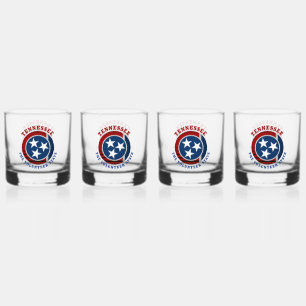 TENNESSEE VOLUNTEER STAAT FLAG WHISKYGLAS