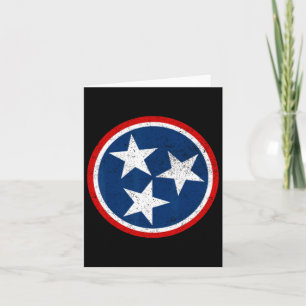 Tennessee Volunteer State - abgenutzte Tristar-Fla Karte