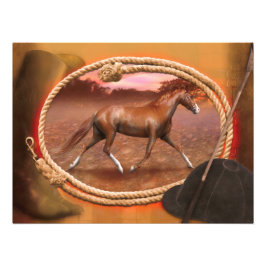 Tennessee Walker Horse "Der Trotter". Fotodruck