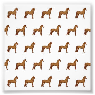 Tennessee Wandern Reiten Reiten Wasserfarbe Fotodruck