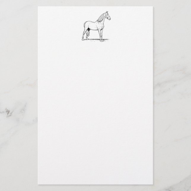 Tennessee Wanderross - Stehend Briefpapier (Vorderseite)