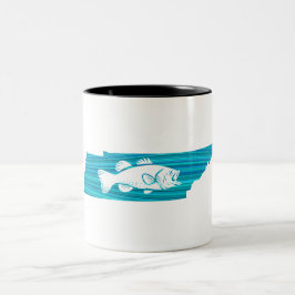 Tennessee Wave Fishing Zweifarbige Tasse