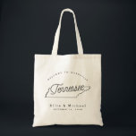 Tennessee Wedding Welcome Tote Bag Tragetasche<br><div class="desc">Die Tennessee Tasche ist der ideale Ort,  um die Gäste der Stadt zu Ihrer Hochzeit zu empfangen! Packen Sie es mit lokalen Goodies für ein extra lustiges Willkommenspaket.</div>