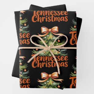 Tennessee Weihnachten Familie passend Holiday Xmas Geschenkpapier Set