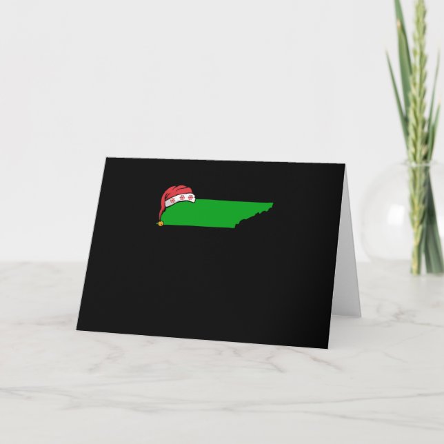 Tennessee Weihnachten Niedliches Weihnachtsgeschen Karte (Vorderseite)