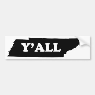 Tennessee Yall Autoaufkleber