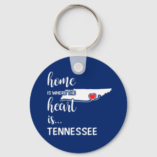 Tennessee Zuhause ist das Herz Schlüsselanhänger