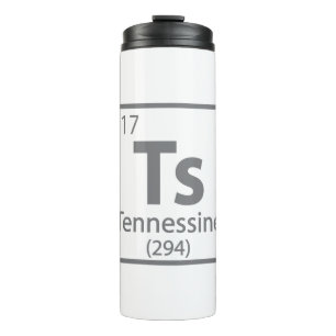 Tennessin - Tennessee Science Periodic Table Thermosbecher