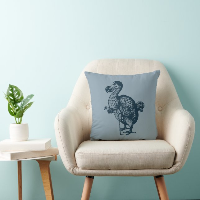 Tenniels Dodo, Indigo Kissen (Stuhl )