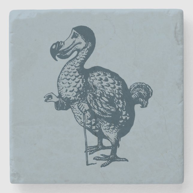 Tenniels Dodo Marble Stone Untersetzer (Vorderseite)