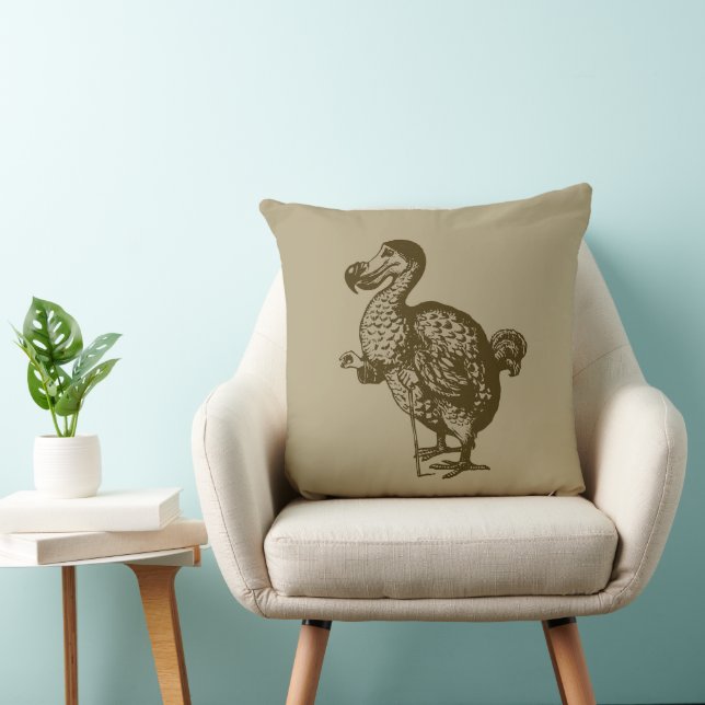 Tenniels Dodo, Sepia Kissen (Stuhl )