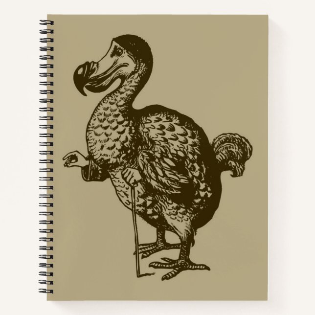 Tenniels Dodo Spiral-Notebook Notizbuch (Vorderseite)