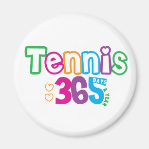 Tennis 365 magnet