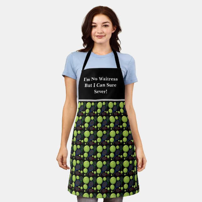 Tennis All-over-Print-Schürze Schürze (Getragen)
