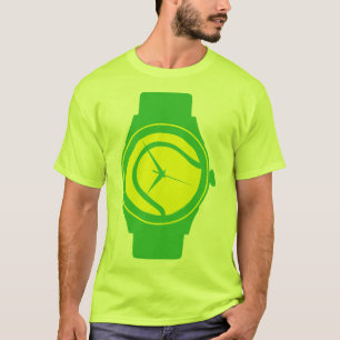 TENNIS ARMBANDUHR UND WRISTWATCH BALL T-Shirt
