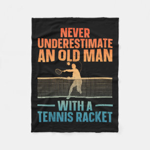 Tennis Art For Men Grand Tennis Lover Fleecedecke
