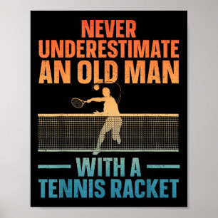 Tennis Art For Men Grand Tennis Lover Poster