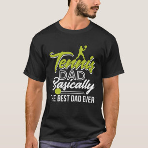 Tennis Athleten Net Tennis Trainer Coach T-Shirt