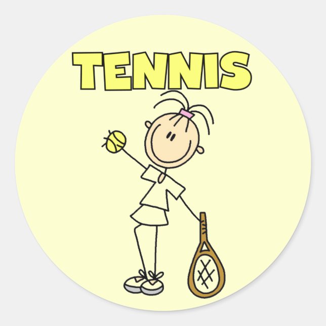 TENNIS Aufkleber (Vorderseite)