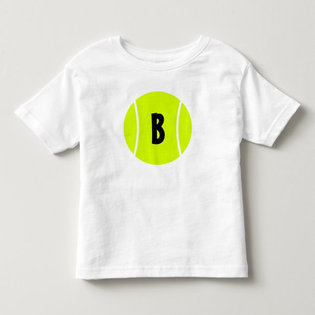 Tennis Baby/Kleinkind Custom Text Tennis Ball Shir Kleinkind T-shirt (Vorderseite)