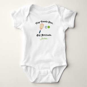 Tennis Baby - Winzige Tennisgröße Große Tennisatti Strampler