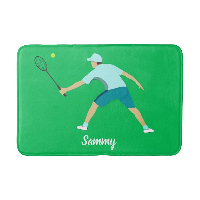 Tennis Badematte (Vorderseite)