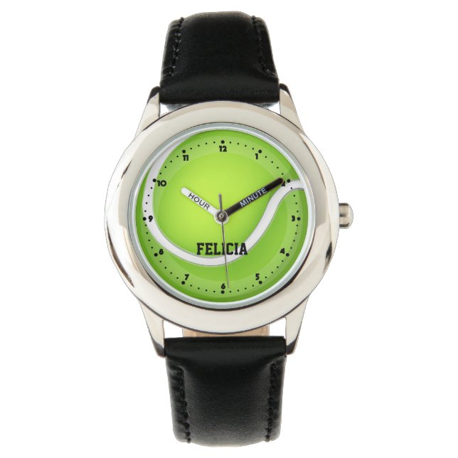 Tennis Ball Armbanduhr (Vorderseite)