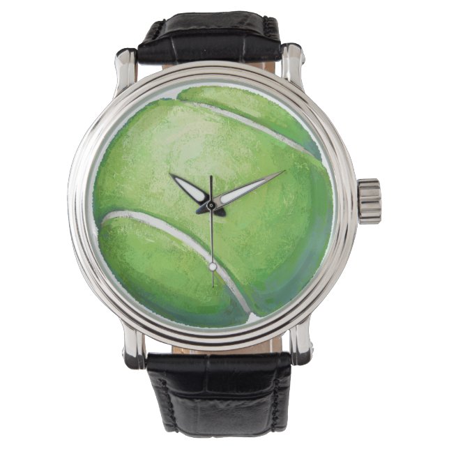 Tennis Ball Armbanduhr (Vorderseite)