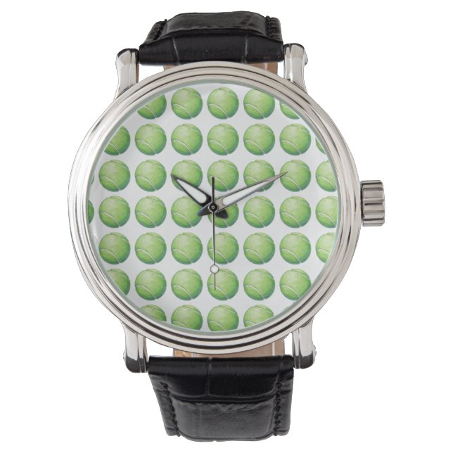 Tennis Ball Armbanduhr (Vorderseite)