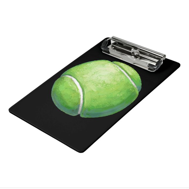 Tennis Ball Art Mini Klemmbrett (Gewinkelt3)