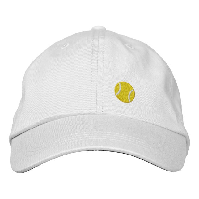Tennis Ball Bestickte Baseballkappe (Vorderseite)