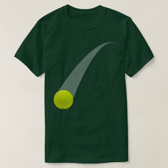 Tennis-Ball-Bewegung T-Shirt (Design vorne)