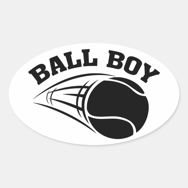Tennis - Ball Boy Stickers (Vorderseite)