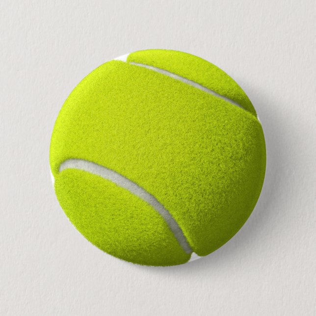 Tennis-Ball-Button-/Knopf-Abzeichen Button (Vorderseite)