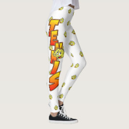 Tennis-Ball-Cartoon Legging Leggings