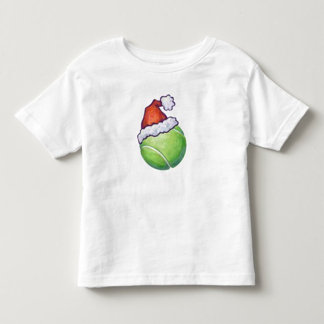 Tennis Ball Christmas Green Kleinkind T-shirt (Vorderseite)