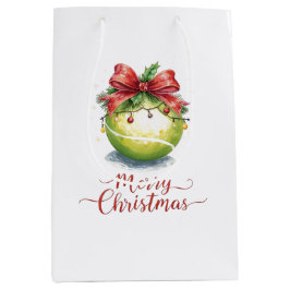 Tennis Ball Christmas  Mittlere Geschenktüte