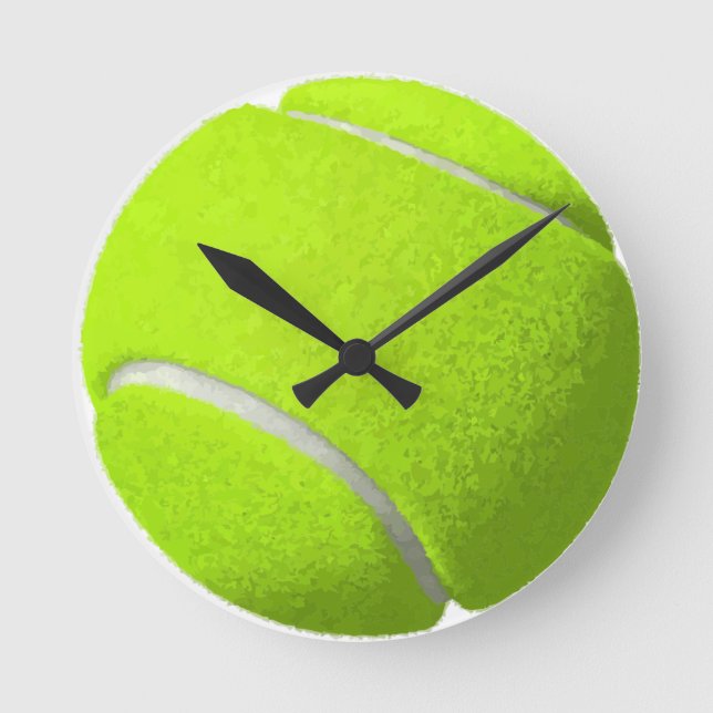 tennis ball clock runde wanduhr (Vorderseite)