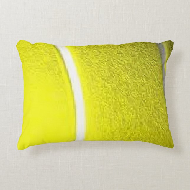 Tennis Ball Dekokissen (Vorderseite)
