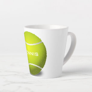 Tennis Ball Design Latte Cup Milchtasse