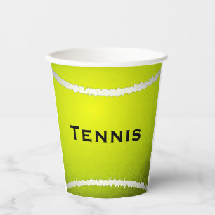 Tennis Ball Design Paper Cup Pappbecher