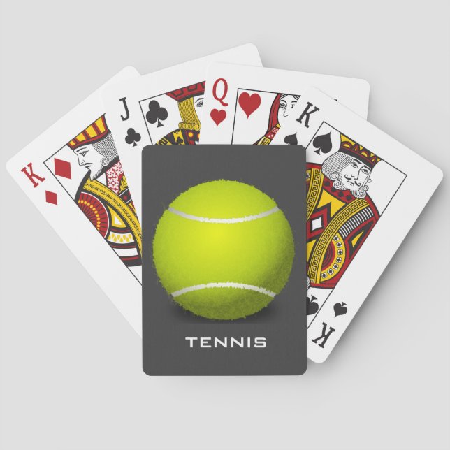Tennis Ball Design Playing Cards Spielkarten (Rückseite)