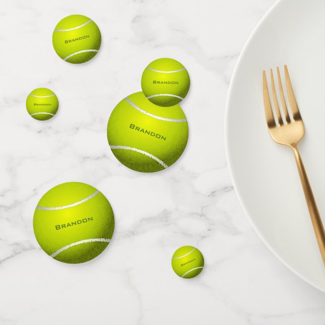 Tennis Ball Design Table Confetti Konfetti (Gruppe)