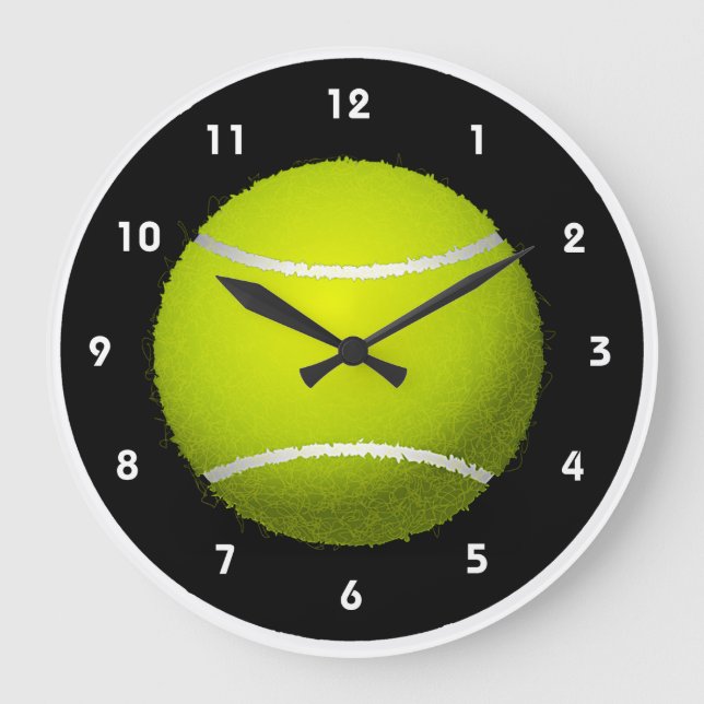 Tennis Ball Design Wall Horloge (Recto)